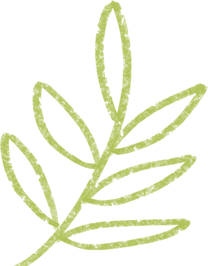 Chalk Leaves Illustration