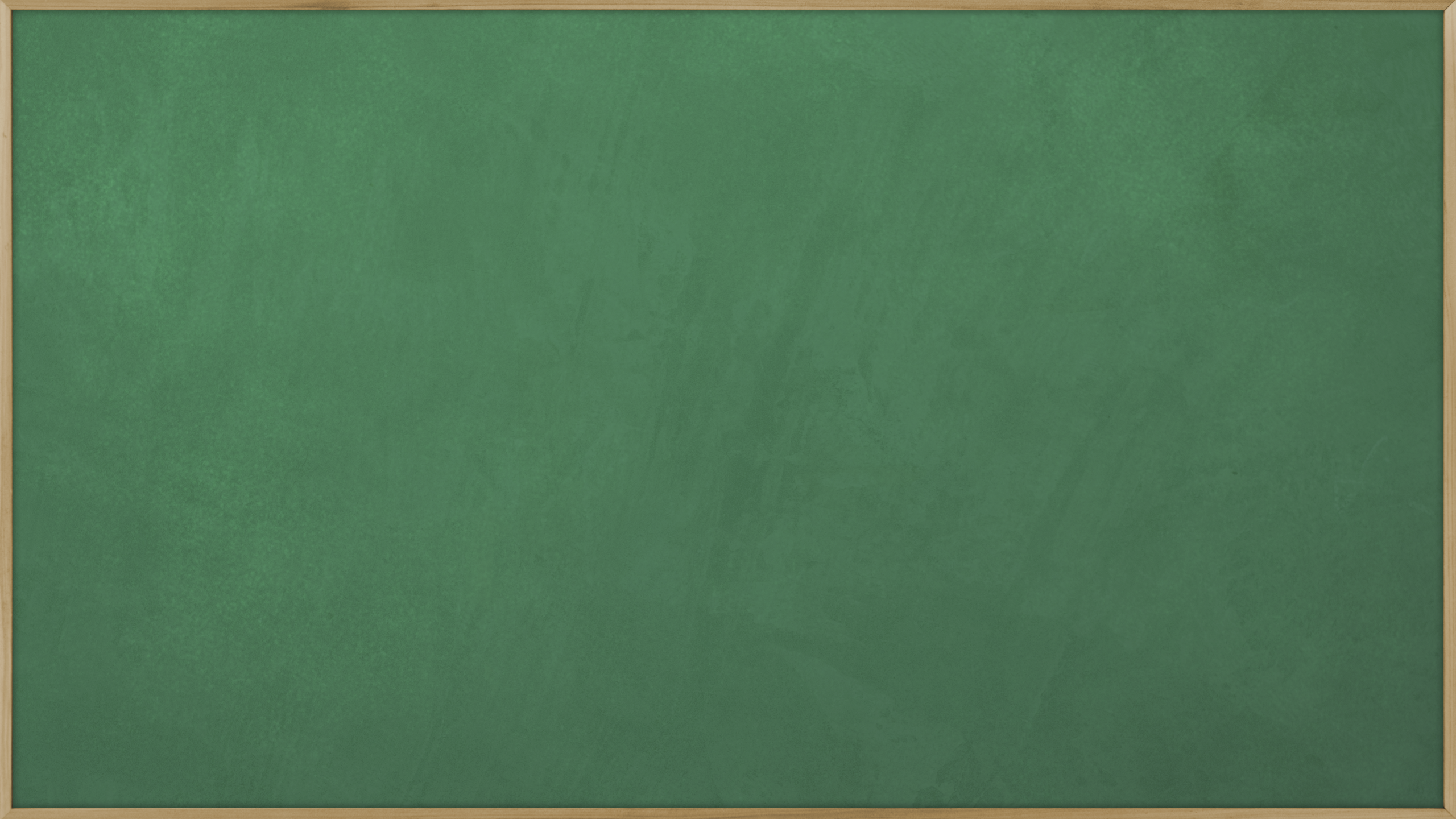 green blackboard